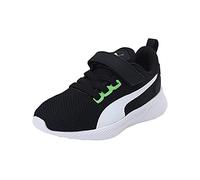 Puma Unisex Kids Flyer Runner V Ps Sneakers, Green Flash-Puma White-Puma Black, 30 EU