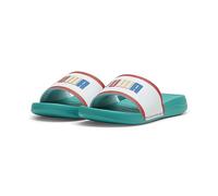 Puma Unisex Kids Popcat 20 Ready, Set, Better Ps Slide Sandals, Sparkling Green-Puma White-Active Red, 32 EU