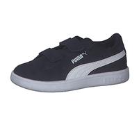 Puma Unisex Kids Puma Smash 3.0 Sd V Ps Sneakers, Puma Navy-Puma White, 30 EU