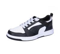 PUMA Unisex Kids Rebound V6 Lo Ac Ps Baskets, Puma White Puma Black, 28 EU