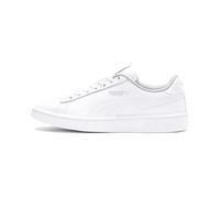 PUMA Unisex Kids Smash V2 L Jr Baskets, Puma White Puma White, 35.5 EU