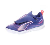 PUMA Ultra 5 Play V TT Jr Soccer Shoe, Lapis Lazuli White-Sunset Glow, 28 EU