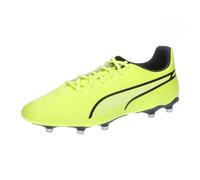 PUMA Unisex King Match Fg/Ag Chaussures de football, Electric Lime Puma Black, 44.5 EU