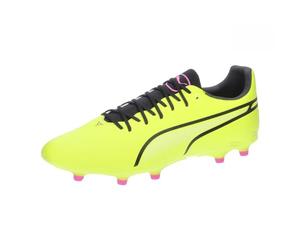 PUMA Unisex King Pro Fg/Ag Chaussures de football, Electric Lime Puma Black Poison Pink, 42 EU