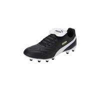 Puma Chaussures de football King Top FG/AG Unisexe – Noir/Blanc/Or – 44 EU