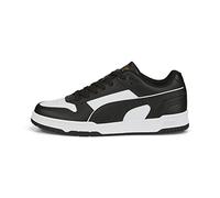 PUMA Unisex Rbd Game Low Baskets, Puma Black Puma White Puma Team Gold, 37.5 EU