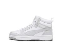 PUMA Unisex Rebound V6 Baskets, Puma White Ash Gray, 37.5 EU
