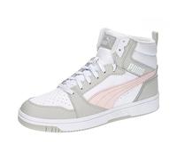 PUMA Unisex Rebound V6 Baskets, Puma White Frosty Pink Sedate Gray, 38.5 EU