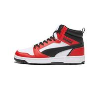 Puma Baskets Rebound V6 Mid Blanc/Noir/Rouge Taille 41