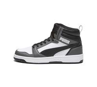 PUMA Baskets Rebound V6 Unisexe – Blanc/Noir/Gris – Taille 36 EU