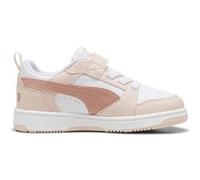 PUMA Unisex Rebound V6 Lo Ac+ Ps White-island Pink-deeva Peach Taille: 31 | Chaussures de training Outlet | Unisex | Orange