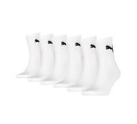 Puma Unisex Short Crew Socks 6 Pack, Vêtements, Blanc, 39-42