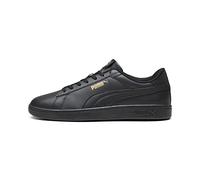 PUMA Unisex Smash 3.0 L Baskets, Puma Black Puma Gold Puma Black, 41 EU