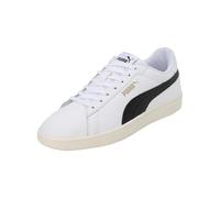 PUMA Unisex Smash 3.0 L Baskets, Puma White Puma Black Puma Gold Frosted Ivory, 41 EU