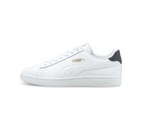 PUMA Unisex Smash V2 L Baskets, Puma White Puma White Peacoat Puma Team Gold, 40 EU
