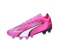 PUMA Unisex Ultra Match Fg/Ag Chaussures de football, Poison Pink Puma White Puma Black, 42 EU