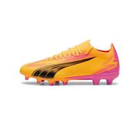 Puma Chaussures de football Ultra Match FG/AG Unisexe Sun Stream Puma Black Sunset Glow 41,5 EU