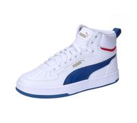 PUMA Caven 2.0 Mid Jr Sneaker, White-Clyde Royal Gold, 38 EU