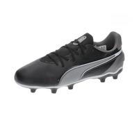 PUMA King Match FG/AG Jr Soccer Shoe, Black White-Cool Dark Gray, 38 EU