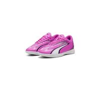 Puma Unisex Youth Ultra Play It Jr Soccer Shoes, Poison Pink-Puma White-Puma Black, 28 EU