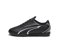 Puma Unisex Youth Vitoria Tt Jr Soccer Shoes, Puma Black-Puma White, 32 EU