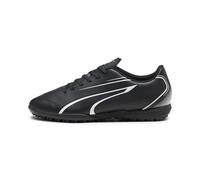 Puma Unisex Youth Vitoria Tt Jr Soccer Shoes, Puma Black-Puma White, 38.5 EU