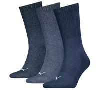 PUMA Cushioned Crew Sock, Bleu Marine, 39/42 EU (Lot de 3) Mixte