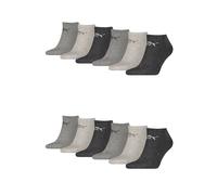 Puma Unisexe Baskets Chaussettes Dans Retro Design à Cheville Haute 12er Paquet