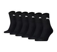 Puma Unisexe Chaussettes, 6er Paquet - Short Ras Du Cou Ecom , Logo, Unicolore