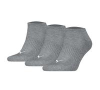 Puma Unisexe Chaussettes Courtes,3er Paquet - Amorti Baskets 3P,Logo,Unicolore