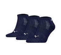 Puma Unisexe Chaussettes Courtes,3er Paquet - Amorti Baskets 3P,Logo,Unicolore