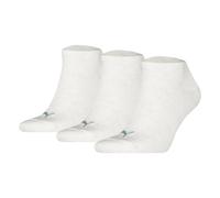 Puma Unisexe Chaussettes Courtes, 3er Paquet - Baskets Uni 3P, Logo, Unicolore