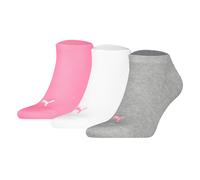 Puma Unisexe Chaussettes Courtes, 3er Paquet - Baskets Uni 3P, Logo, Unicolore
