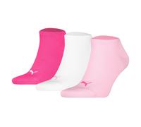 Puma Unisexe Chaussettes Courtes, 3er Paquet - Baskets Uni 3P, Logo, Unicolore