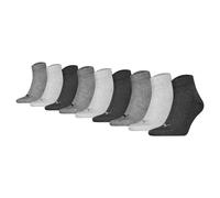 Puma Unisexe Chaussettes de Quart,9er Paquet - Quart Uni Ecom 9P,Logo,Unicolore