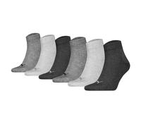 Puma Unisexe Chaussettes Quart, Pack De 6 - Quart Plain ECOM 6P, Logo, Uni