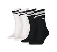 Puma Unisexe Chaussettes Sport, 4er Paquet - Crew Héritage, Ecom ,Frottee-Sohle,