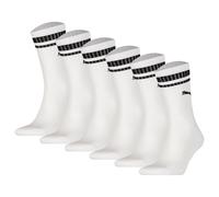 Puma Unisexe Chaussettes Sport,6er Paquet - Crew Héritage,Tennis,Frottee-Sohle