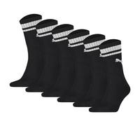 Puma Unisexe Chaussettes Sport,6er Paquet - Crew Héritage,Tennis,Frottee-Sohle