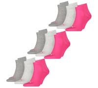 Puma Unisexe Hommes Femmes Chaussettes Quart PLAIN - Pack De 9