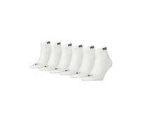 Puma Unisexe Quart Chaussettes Baskets Dans Retro Design Cheville Haute 6er Lot