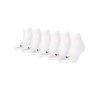 PUMA Unisexe Ras Du Cou Chaussettes Basic Sport Série 12 Paquet - 300 - Blanc, 43-46