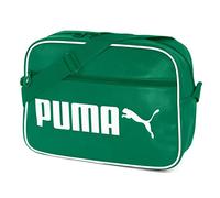 PUMA Unisexe - Sac à bandoulière rétro pour adulte - Campus Reporter, vert, Taille unique