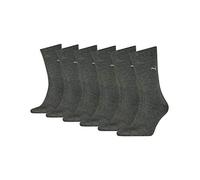 PUMA Unisexe Shorts Ras Du Cou Chaussettes Basic Sport 6er Pack - Anthracite (201), 43/46