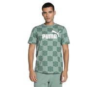 PUMA United AOP Tee, T-Shirts Mixte, Green Moon,