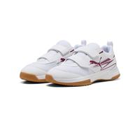 PUMA VARION II V JR Indoor Court Shoe, White-Berry, 41.5 EU