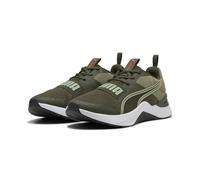 PUMA Vélo Cross Prospect Unisexe, Dark Olive Lux Army Rouge Brillant, 42.5 EU