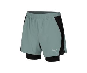 Puma Velocity 2in1 Short de running Hommes-vert, Taille XXL