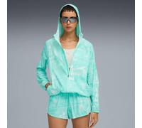 Veste à capuche Puma Run Velocity AOP bleu turquoise femme - XS