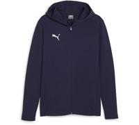 PUMA Teamfinal Casuals Veste à Capuche Bleu Marine argenté, XL Mixte